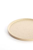 Dish MAES Ø21,5x1,5 cm  sand+light brown spotted Beige