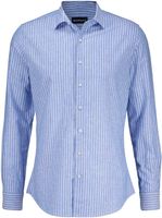 BMT SS8932-2 linen/cotton overhemd glx Blauw