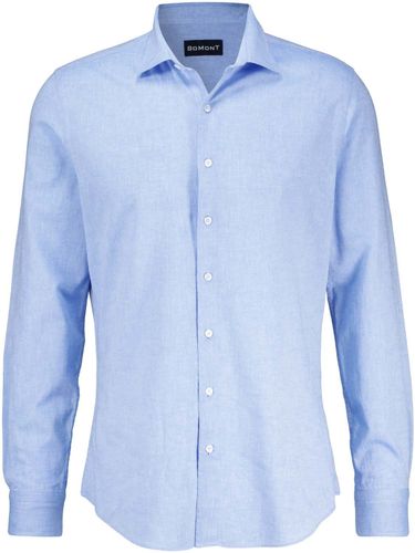 Bomont BMT 4S1034 linen/cotton overhemd Blauw