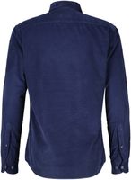 BMT rib overhemd Blauw