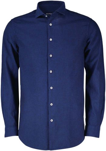 Bomont EU avenue linen/cotton overhemd Blauw