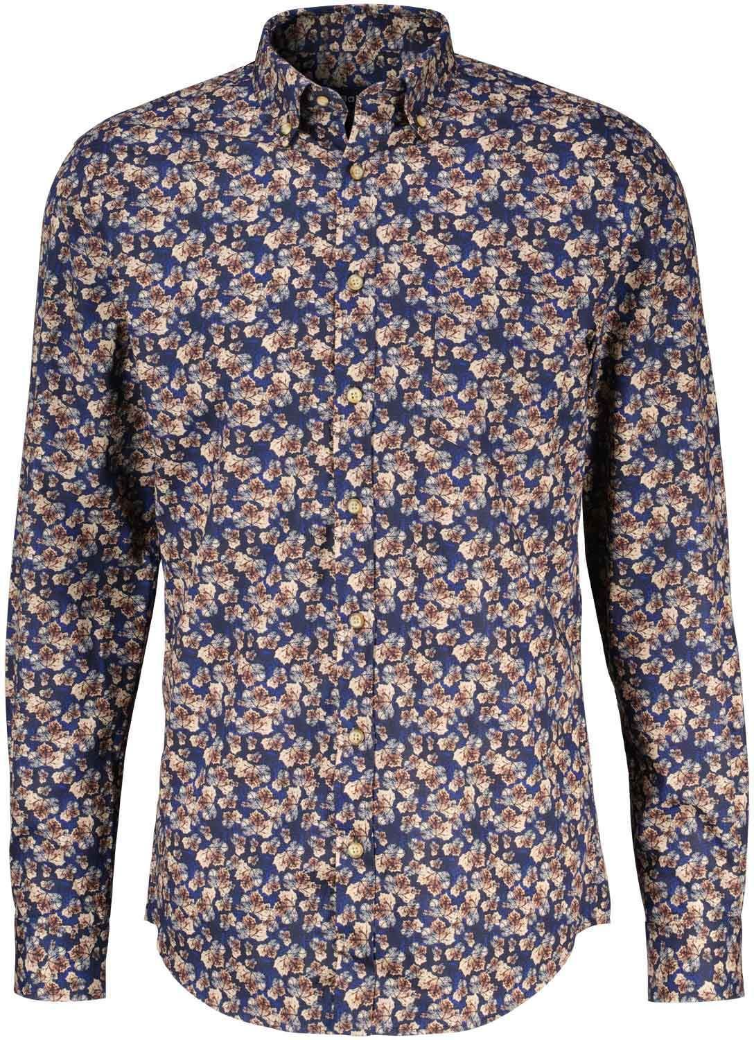 Bomont Overhemd Jerome Print Blauw