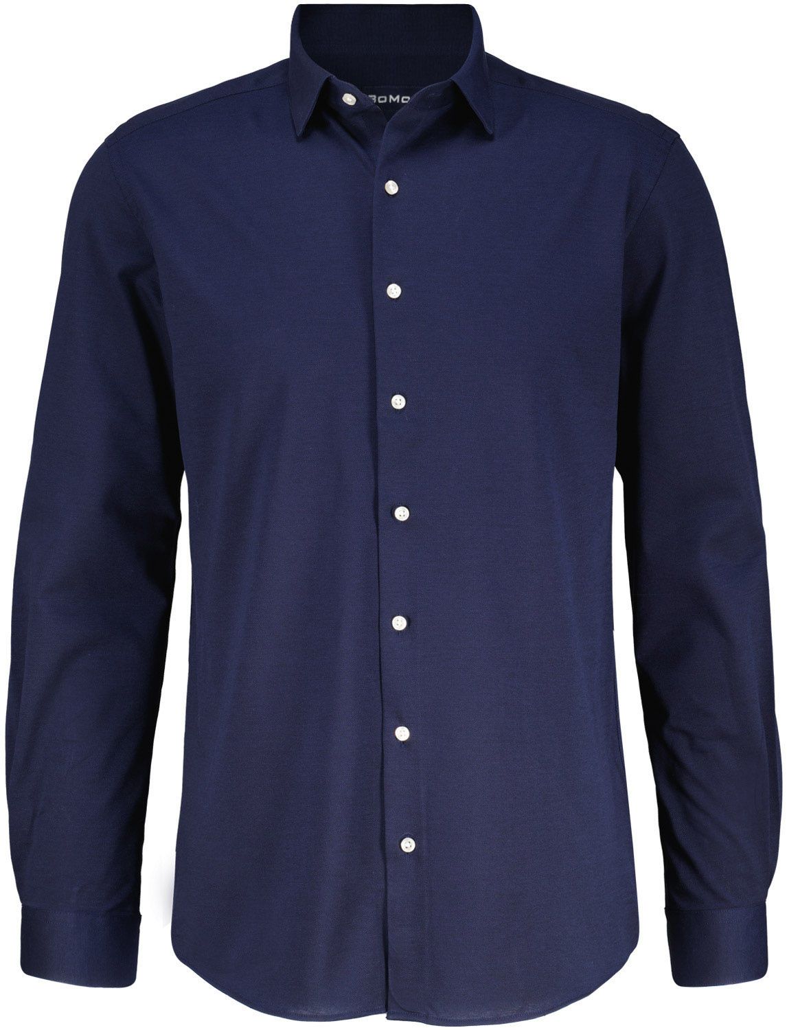 Bomont Overhemd Pique Donkerblauw