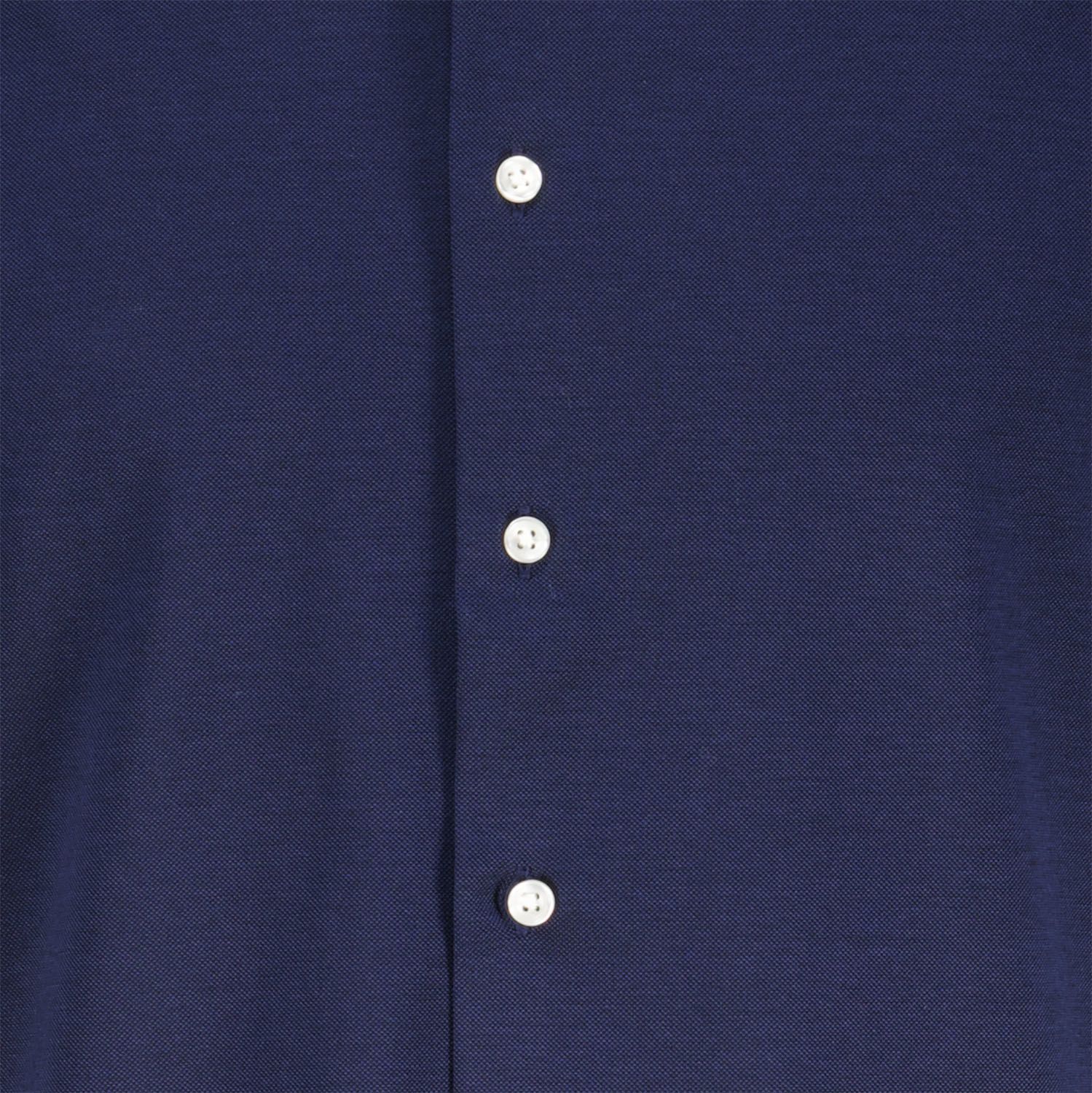 Bomont Overhemd Pique Donkerblauw