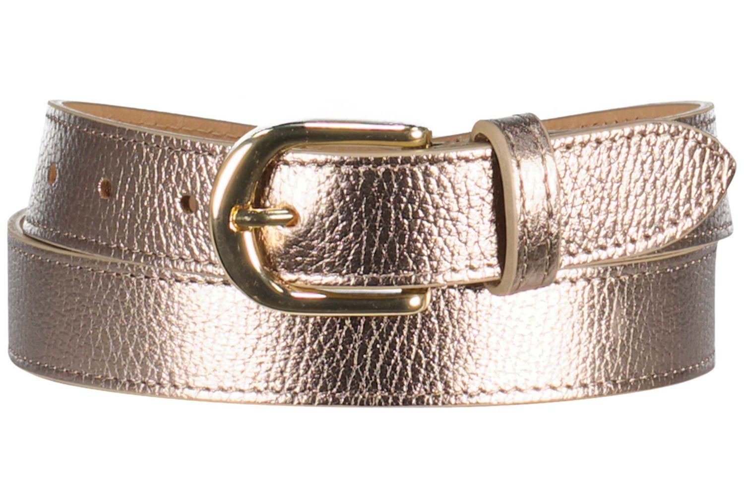 Suus - Basic riem 3 cm - Classic Grain  Bruin