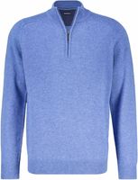 trui half zip Blauw