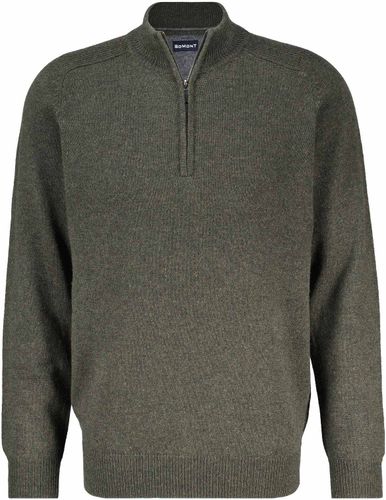 Bomont trui half zip Groen