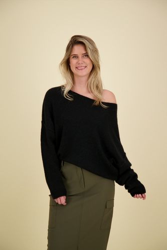 Bomont Pullover Mik Mohair Zwart