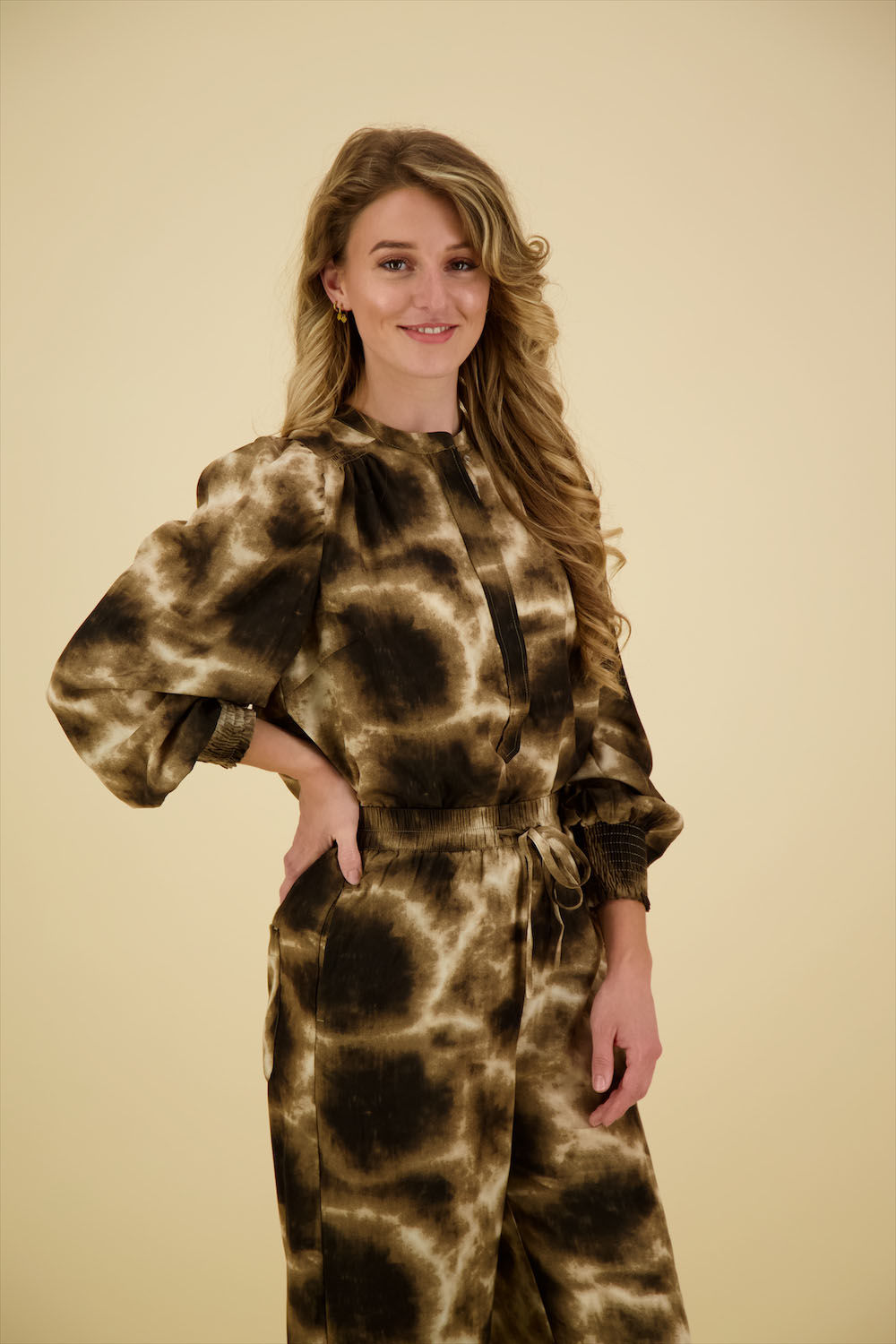 Co'couture Blouse Borneo Bruin Co'couture Blouse Borneo Bruin