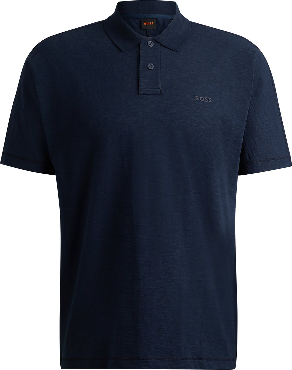 Boss Orange Polo Pedenim Blauw