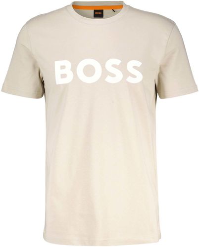 Boss Orange T-shirt Thinking Beige
