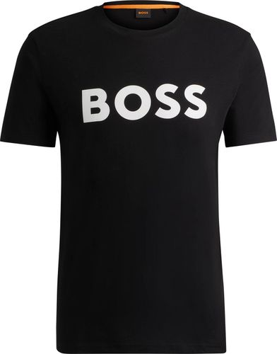 Boss Orange T-shirt Thinking Zwart