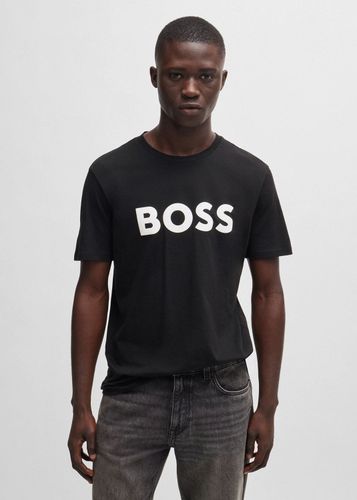 Boss Orange T-shirt Thinking Zwart