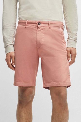 Boss Orange Chino-slim-Shorts Roze