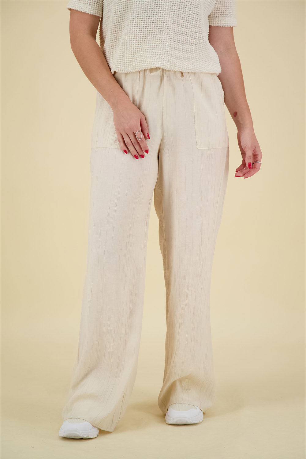 Opus Broek Monala Beige Opus Broek Monala Beige