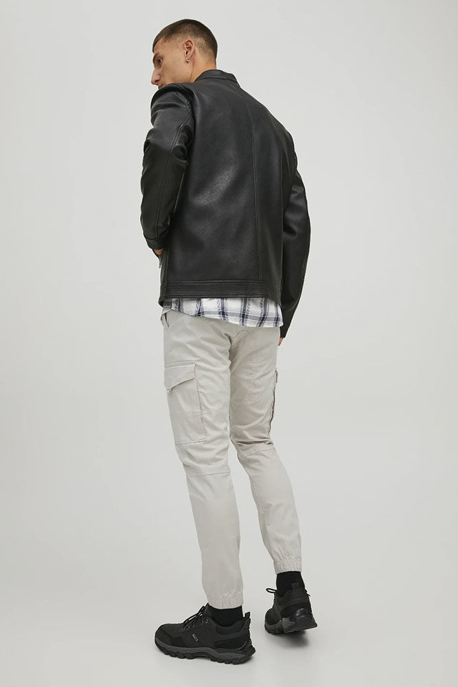 Jack & Jones Broek Paul Cargo Beige Jack & Jones Broek Paul Cargo Beige