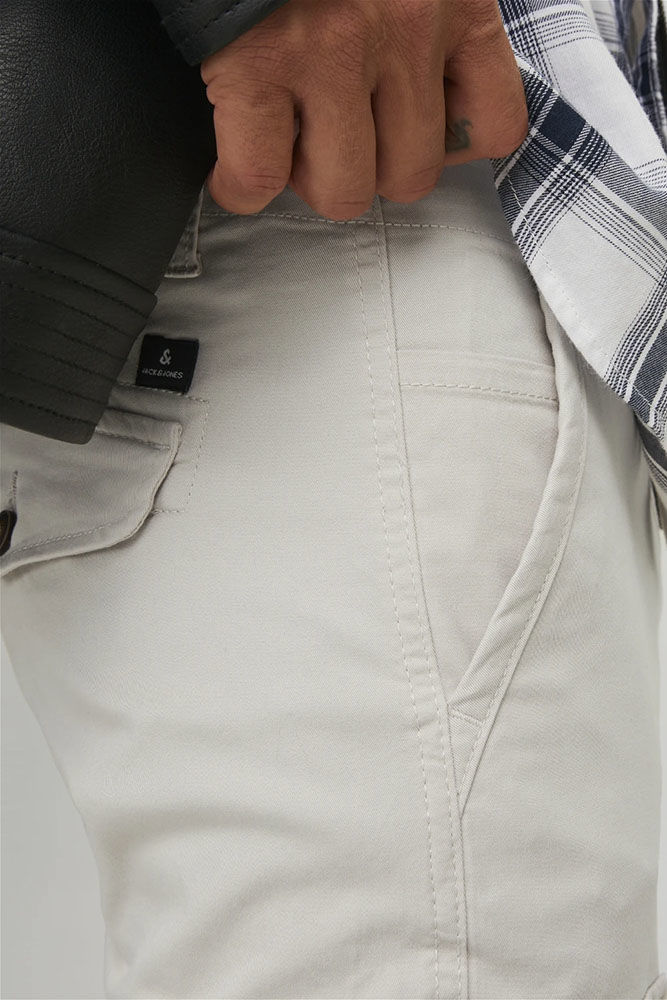 Jack & Jones Broek Paul Cargo Beige Jack & Jones Broek Paul Cargo Beige