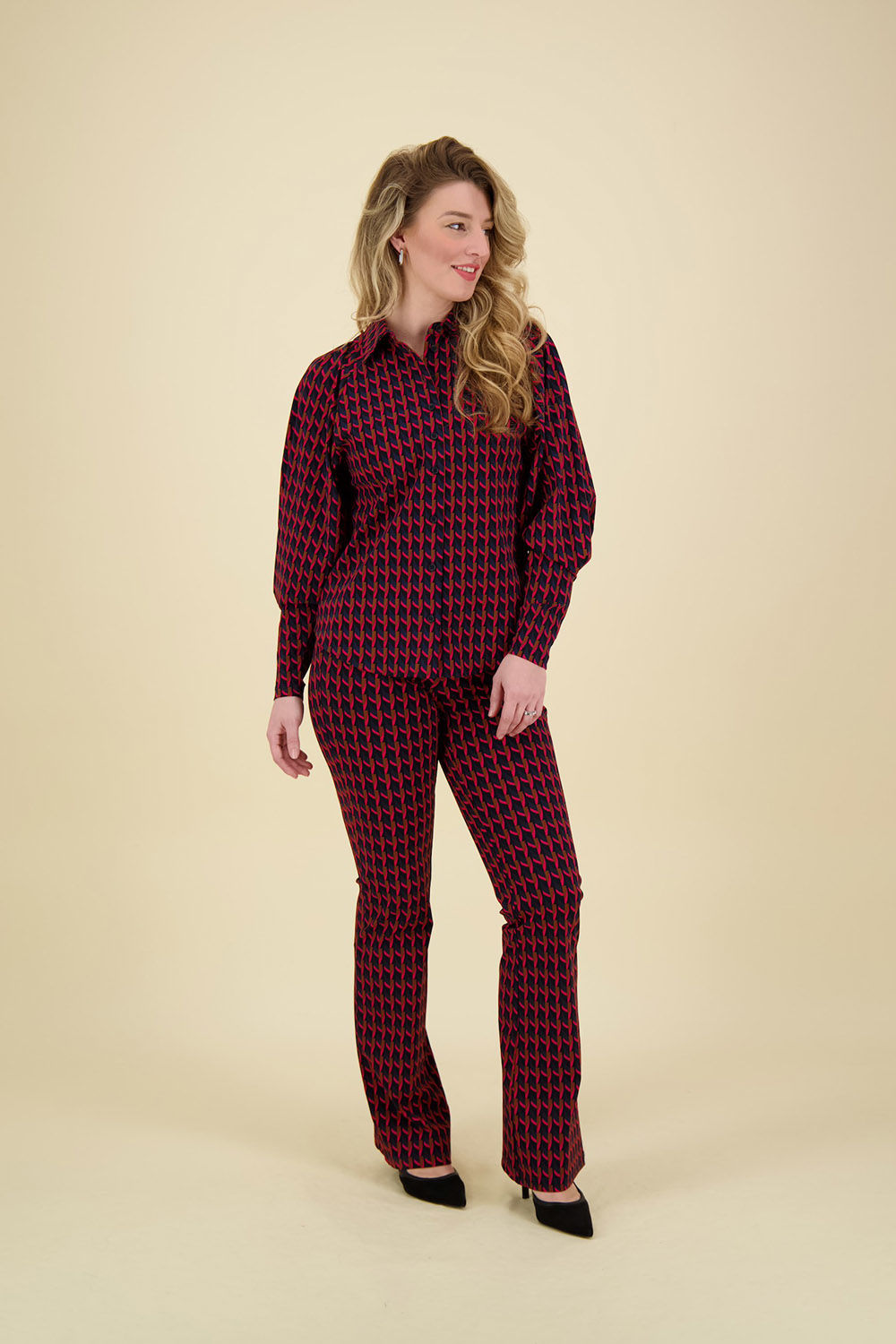 Lady Day Broek Poppy Rood Lady Day Broek Poppy Rood