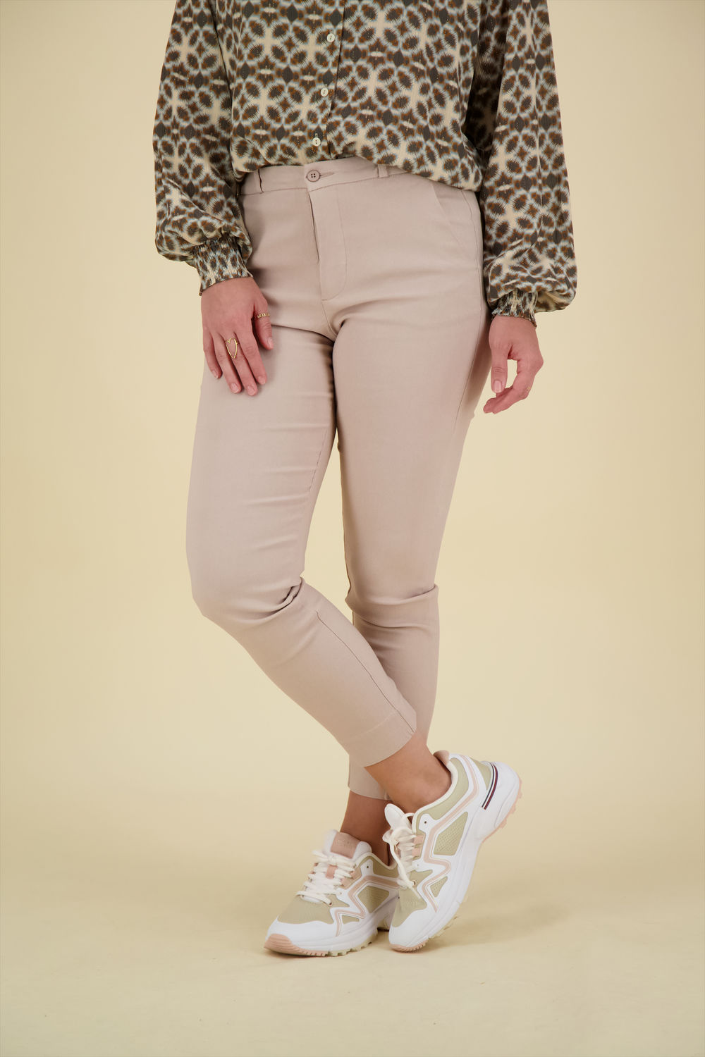 Freequent Broek Solve Beige Freequent Broek Solve Beige
