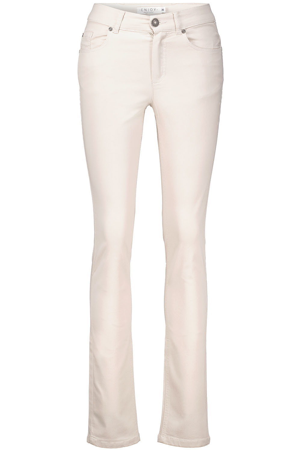 Enjoy Broek Superstretch Lang Crème Enjoy Broek Superstretch Lang Crème