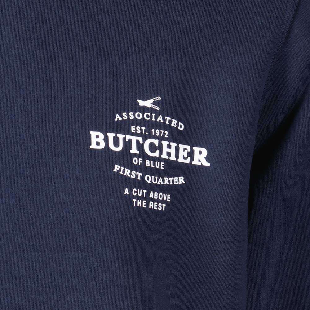 Butcher Of Blue Sweater Army Donkerblauw