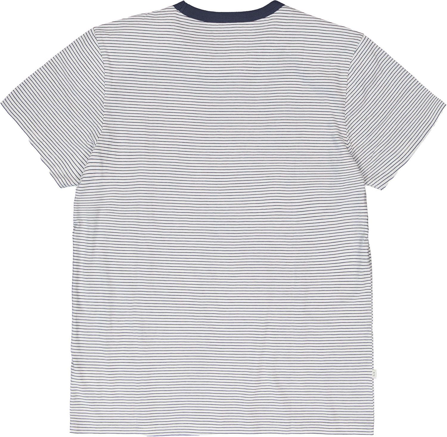 Butcher Of Blue T-shirt Archie Stripe Blauw