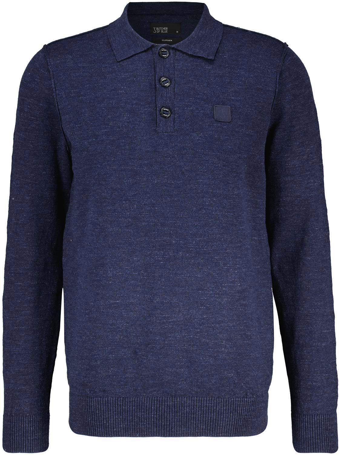 Butcher Of Blue Trui Clifden Polo  Donkerblauw