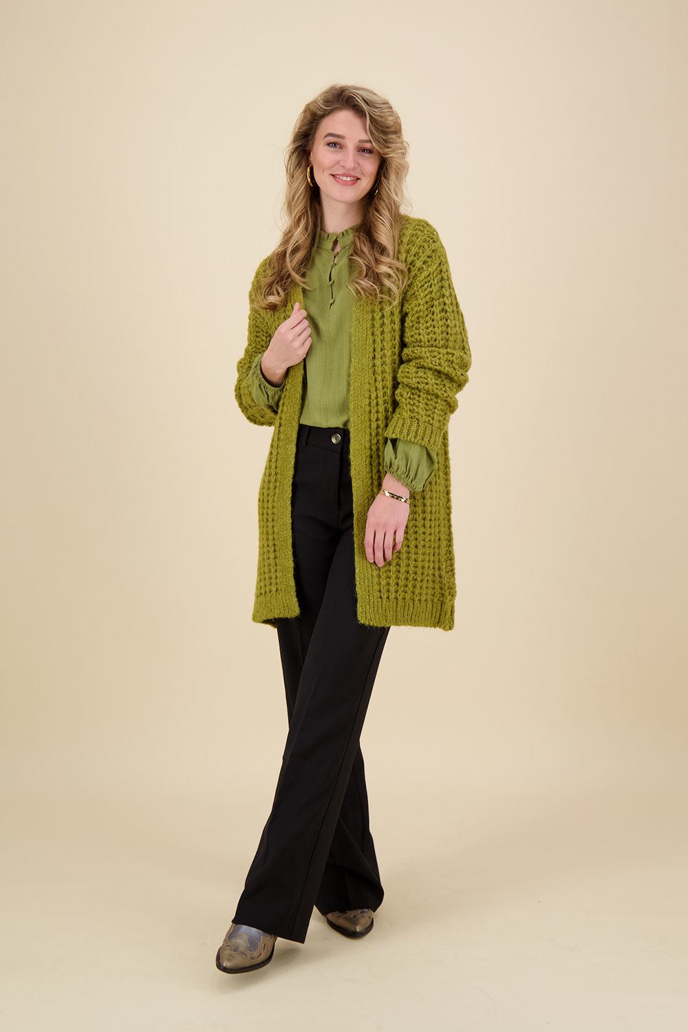 Geisha Vest Groen Geisha Vest Groen