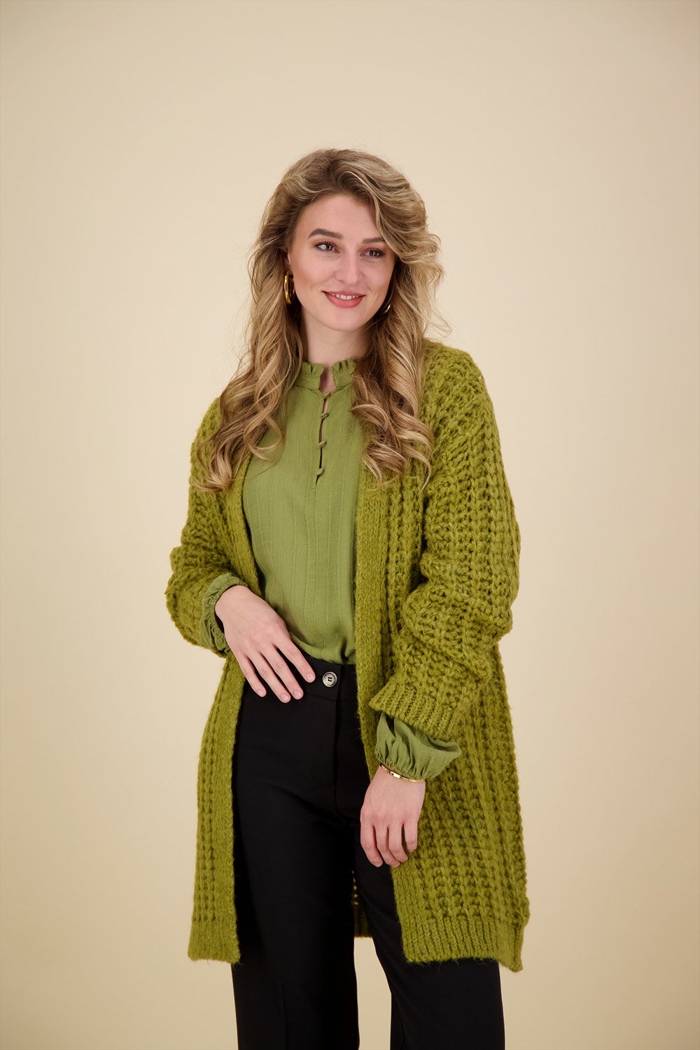 Geisha Vest Groen Geisha Vest Groen