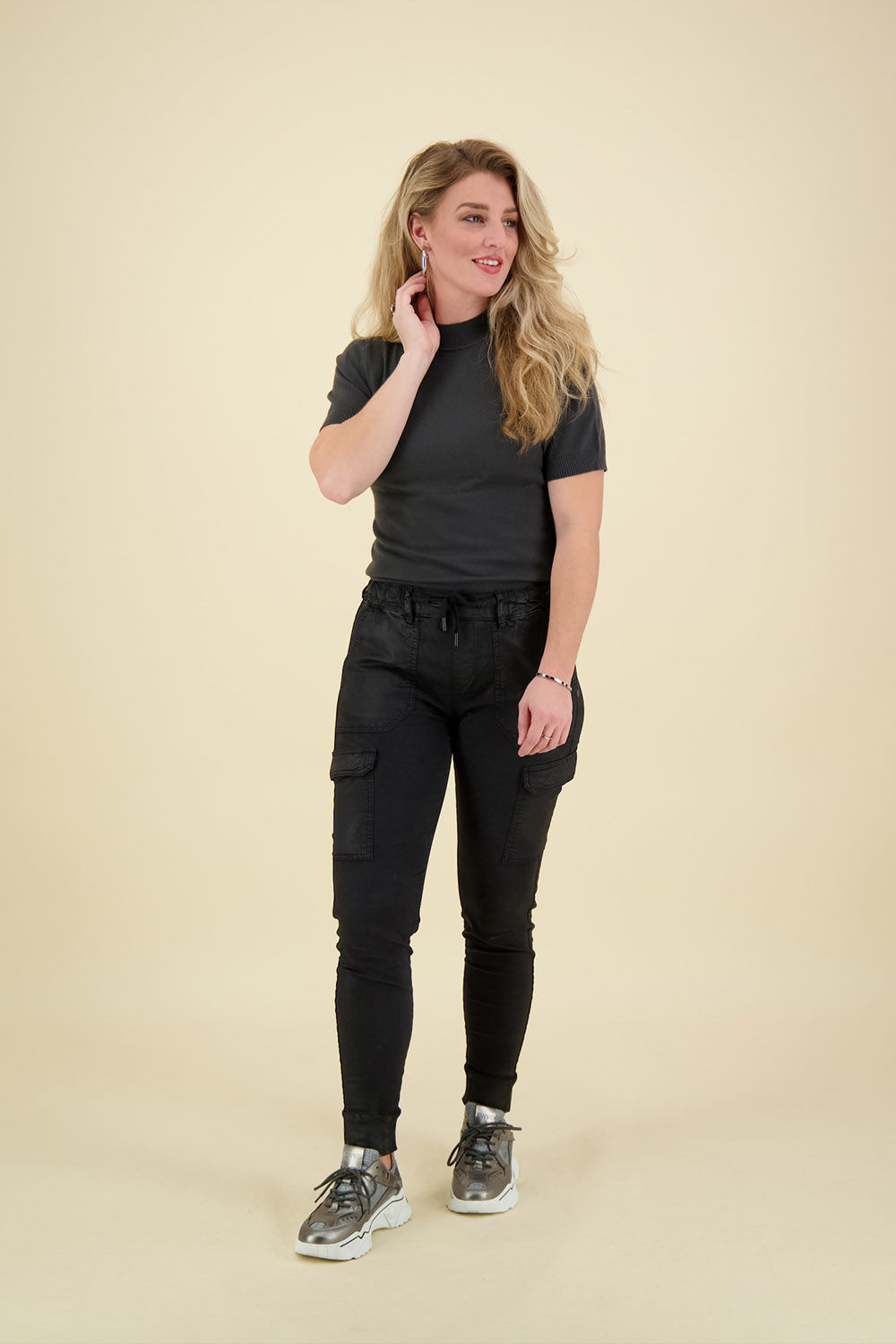 Zhrill Broek Daisy Zwart Zhrill Broek Daisy Zwart