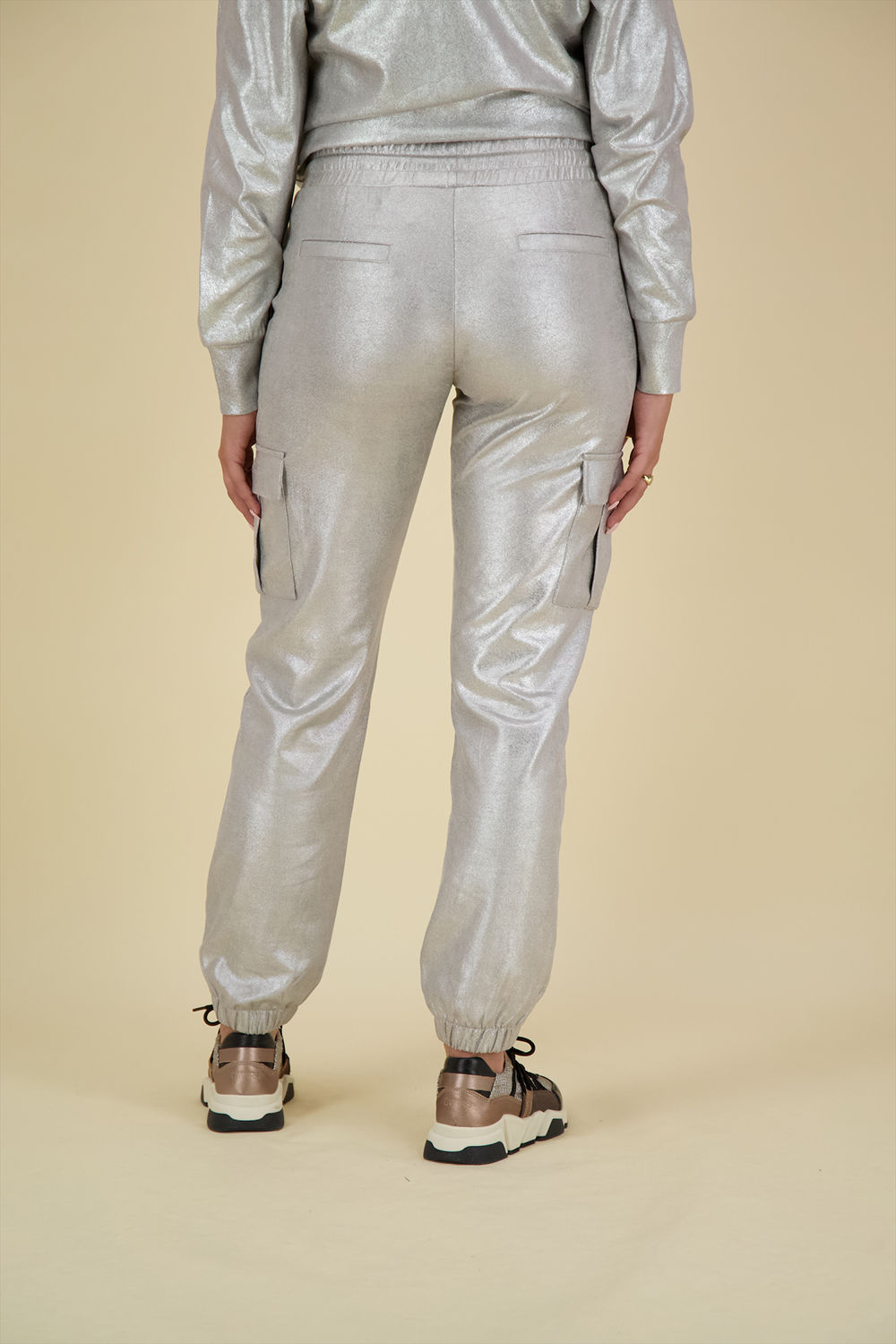 Zoso Cargo Broek Michelle Zilver Zoso Cargo Broek Michelle Zilver