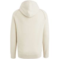 Hooded regular fit fine boucle Grijs