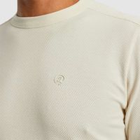 Long sleeve r-neck regular fit pop Grijs