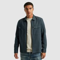 Long Sleeve Shirt Overshirt regula Blauw