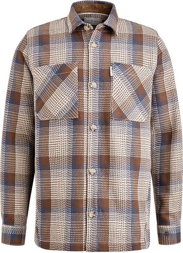 Cast Iron Long Sleeve Shirt Heavy Check Bruin