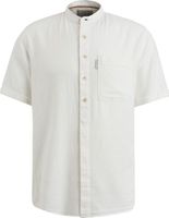 Short Sleeve Shirt Cotton linen tw Wit