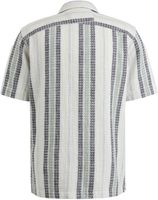 Short Sleeve Shirt YD stripe struc Groen