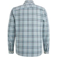 Long Sleeve Shirt Heavy Check Regu Blauw