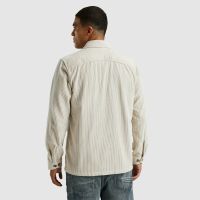 Long Sleeve Shirt Solid Ribcord Grijs