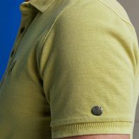 Short sleeve polo cotton gd pique Groen