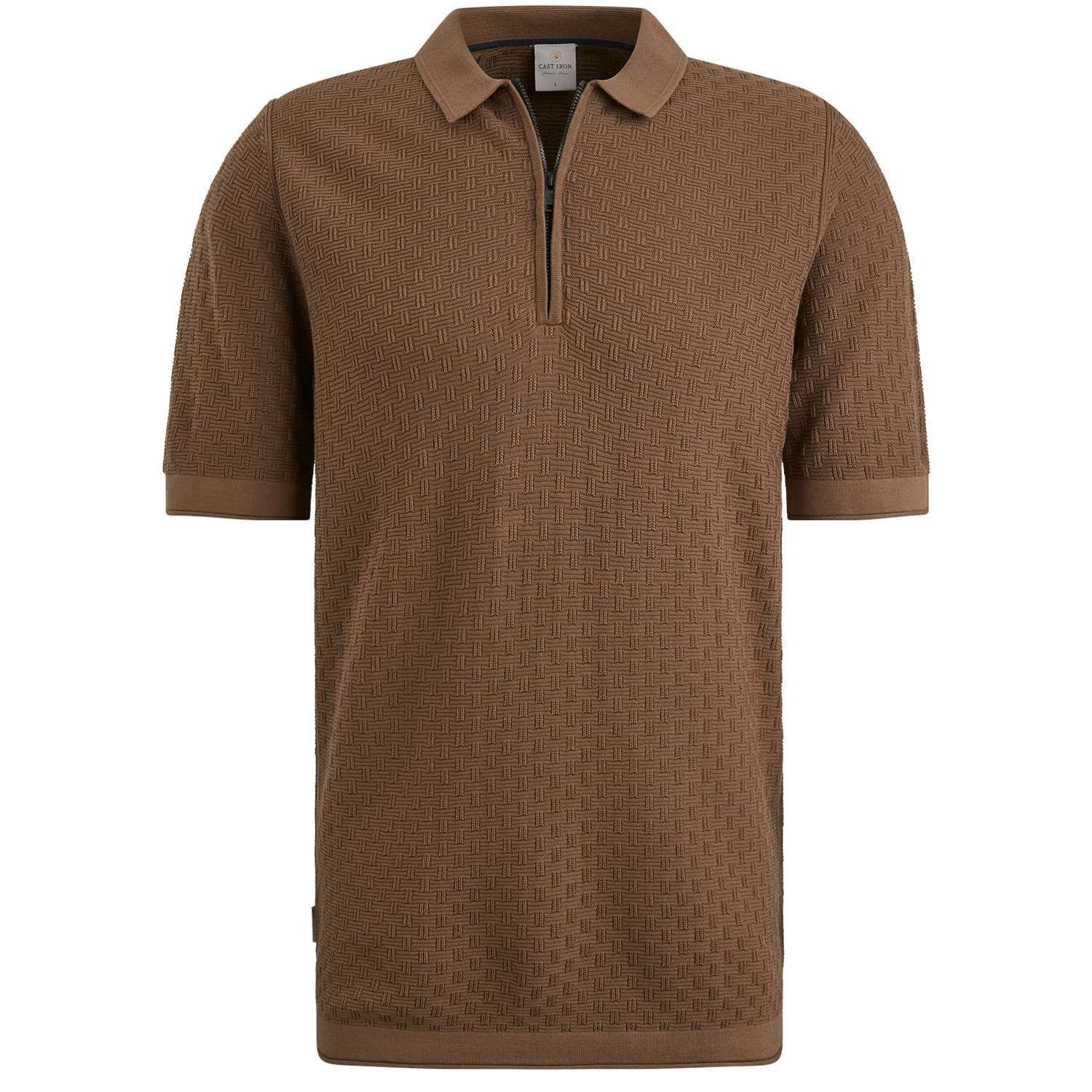 Cast Iron Poloshirt Bruin