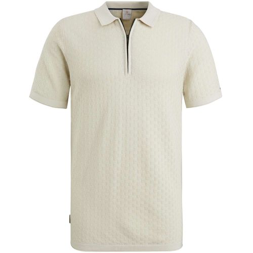 Cast Iron Short sleeve polo cotton modal Grijs