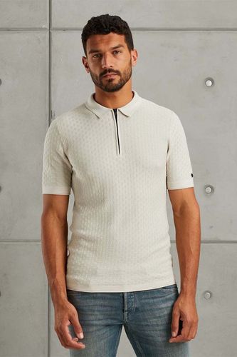 Cast Iron Short sleeve polo cotton modal Grijs