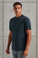 Short sleeve r-neck regular fit in Blauw