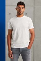 Short sleeve r-neck essential cott Wit