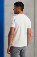 Short sleeve r-neck essential cott Wit