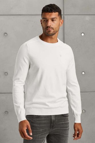 Cast Iron Crewneck essential cotton stretch Wit