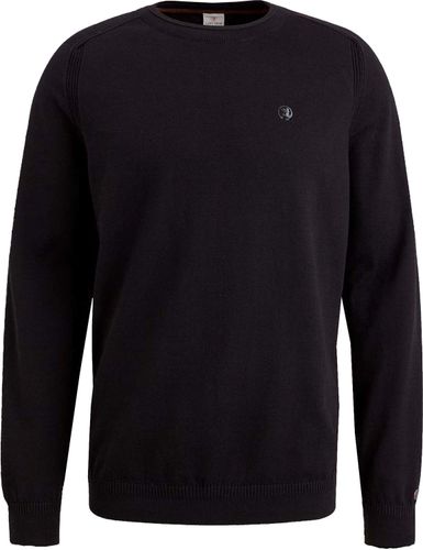 Cast Iron Crewneck essential cotton stretch Zwart