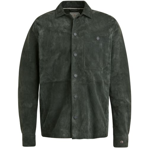 Cast Iron Overhemd Suede Shirt Grijs