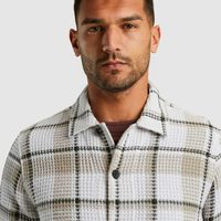 Long Sleeve Shirt YD Dobby Check R Grijs